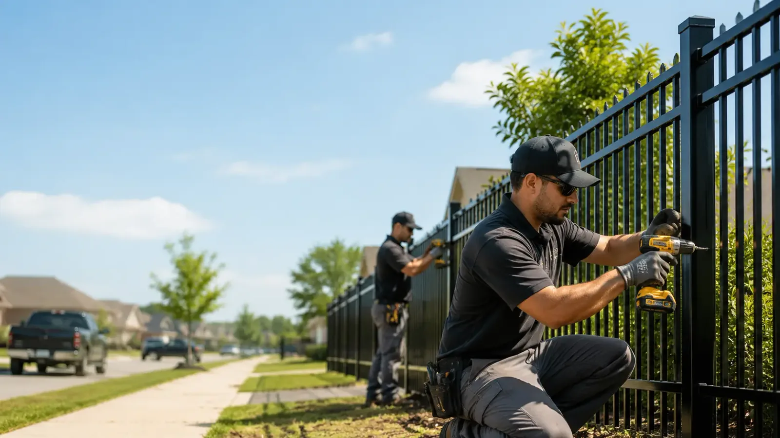 Metal Fence Installation in Fairbanks, IN